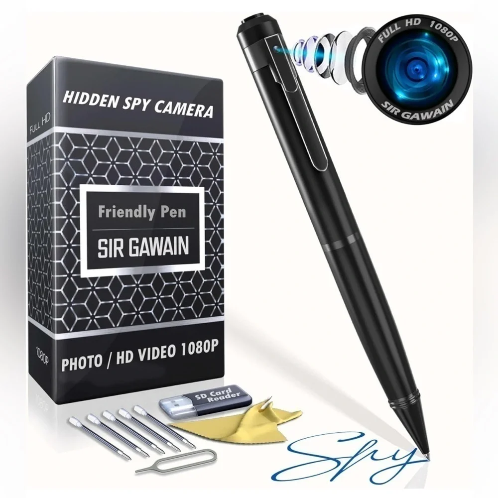 Brand New Hidden Camera Pen 1080p w/ 64GB Micro SD Mini Body HD Video Recorder